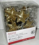 Christmas Led Crafting Battery Operated String Set 8 Gold Star. Fixed Price $16.19.