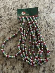 Kurt Adler Santa's World 9 Ft Beaded Christmas Garland New. Fixed Price $16.99.