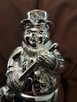 Reed & Barton Christmas Musical Revolving Frosty The Snowman Silverplate. Fixed Price $25.00.
