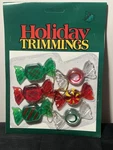 New Candy Christmas Ornaments Darice Holiday Trimmings 6 Pcs. Fixed Price $11.97.