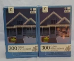 300 Clear Icicle Lights By Target Lot Of 2 Outdoor Indoor Nib Energy Savings. Fixed Price $11.89.