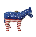 Kurt Adler Animal Donkey Figure Ornament Patriotic 4TH Of July Christmas. Fixed Price $80.00.