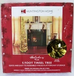 Huntington 5' Unlit Quick Assembly Gold Tinsel Pencil Christmas Tree Stand 450. Fixed Price $32.99.