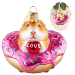 Hzyc Christmas Tree Ornaments,hand-blown Glass Ornaments,guinea Pig Colorful. Fixed Price $24.08.