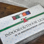 Two Boxes Vintage New Yuletide 25 C9 Indoor Outdoor Christmas Lights Multi Color. Fixed Price $59.00.