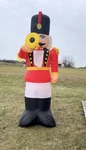 12FT Airblown Inflatable Trumpet Playing Toy Soldier Christmas Holiday Decor. Fixed Price $100.00.