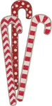 Primitives By Kathy Candy Cane Wood Decor Set Of 3 Christmas Red White. Fixed Price $13.95.