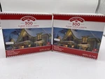 2X 300 Count Clear Icicle Holiday Time Christmas Lights, With White Wire 19 Ft. Fixed Price $34.19.