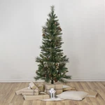 Northlight 4.5' Yorkshire Pine Pencil Artificial Christmas Tree, Clear Lights. Fixed Price $120.49.