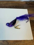 Old World Christmas Purple Martin Bird Glass Tree Ornament. Fixed Price $12.00.
