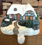 Vintage Thomas Kinkade Light Up Stocking Hanger "this Christmas Cottage- #29900. Fixed Price $38.25.