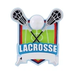 Polarx Personalized Lacrosse Christmas Ornament, Sticks Ball Field Design. Fixed Price $18.04.