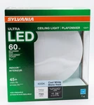 Sylvania 75081 Ultra Led 60W Replacement Ceiling Light, 4000K Cool White, 1-KIT. Fixed Price $29.95.