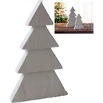 4 Tier White Wooden Tree Christmas Decor. Fixed Price $77.00.