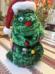 Holiday Living Animated Singing Dancing Christmas Tree Plush 13 Lights Up. Fixed Price $15.00.