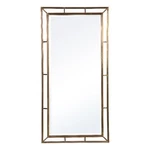 Bowery Hill Traditional Iron Mdf Wood Copper Mirror In Brass. Fixed Price $593.28.
