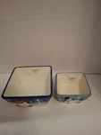 Vintage St. Nicholas Square Let It Snowmen Bowl Set Of 2. Fixed Price $14.99.