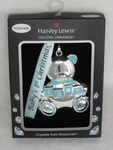 Harvey Lewis Baby's First Chrismas Blue 2019 Ornament Swarovski Engravable. Fixed Price $10.72.