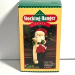 Hallmark Christmas Santa Stocking Hanger. Fixed Price $18.74.