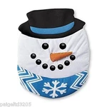 Ginsey Christmas Plush Joyful Snowman Toilet Lid Cover - Santa Claus. Fixed Price $19.98.