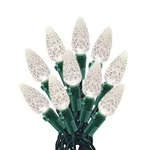 Celebrations Blue C6 Warm White Led String Christmas Lights 74.5FT. Fixed Price $59.53.
