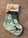 Star Wars Mandalorian The Child Baby Yoda Grogu Led Christmas Stocking. Fixed Price $10.00.