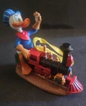 Rare 2016 Disney Store Donald Duck Train Conductor Sketchbook Ornament. Fixed Price $40.00.