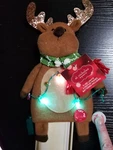 St Nicholas Square Wine Bottle Cover Reindeer Light Up New. Fixed Price $10.00.