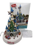 Disney Large Animated Christmas Village Castle Lights Music Figurine World Park. Fixed Price $139.00.
