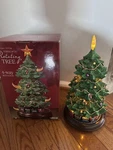 Costco Fiber Optic Rotating Christmas Tree 15.2 Inches 9 Songs Power Cord. Fixed Price $49.00.