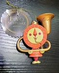 Vtg - Department 56 Fao Schwarz Lion Hanging Ornament, Christmas Tree Decoration. Fixed Price $10.58.