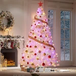 Garveehome 4.5 Ft Prelit Artificial Christmas Tree 150 Warm White Lights. Fixed Price $59.65.
