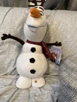 Disney's Frozen Olaf W/ Red Scarf Christmas Greeter Gemmy Industries. Fixed Price $19.99.