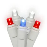 Vickerman 50 Red-white-blue Wide Angle Led Light On Wire 25 Christmas. Fixed Price $36.47.