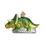 Old World Christmas Glass Blown Ornament For Tree, Triceratops. Fixed Price $18.16.