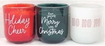Set Of Christmas Inch Jar Candles 3.5OZ Holiday Cheer Merry Glass. Fixed Price $10.89.