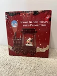 Ipow Christmas Snow Globe Train With Projector, Water Swirling Glitter, Musical.. Fixed Price $75.00.