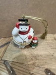 Lenox Snowman Trinket Box Tree Ornament Ice Skating With Baby Christmas Holiday. Fixed Price $23.99.