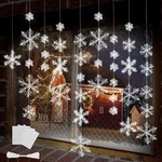 Btnow 63 Pieces 4 Sizes White Christmas Snowflake Decorations. Fixed Price $16.19.