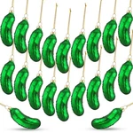 Christmas Pickle Tree Ornament, Glass Blown Hanging Ornaments Green. Fixed Price $44.41.