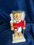 December Home Roman Chubby Wooden Nutcracker Christmas Decor. Fixed Price $20.00.