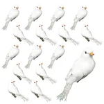 Banberry Designs White Dove Feathered Christmas Tree Ornaments - Set Of 16 Tu.... Fixed Price $30.78.