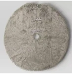 Wondershop 48 Target Faux Fur Christmas Tree Skirt Light Gray New. Fixed Price $29.98.