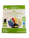 50CT Diamond Cut C7 Led Changing Christmas Light Multi-color To Warm White. Fixed Price $29.95.
