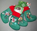 Disney Mickey Mouse & Friends Holiday Christmas Utensil Holders Stockings. Fixed Price $29.99.