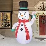 7 Ft Snowman With Long Bow Christmas Inflatable Outdoor Yard Holiday Decor. Fixed Price $69.99.