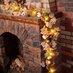 2 Pcs Fall Garlands Decoration Thanksgiving With String Light Autumn .... Fixed Price $25.31.