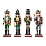 O-toys Wooden Nutcracker Ornaments Christmas Decoration Figures 12", Set 3. Fixed Price $60.99.