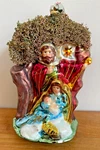 Pinnacle Peak Nativity With Tree Polish Glass Christmas Ornament Neiman Marcus. Fixed Price $24.99.
