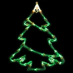 Northlight 15" Lighted Tree Christmas Double Sided Window Silhouette Decoration. Fixed Price $22.49.